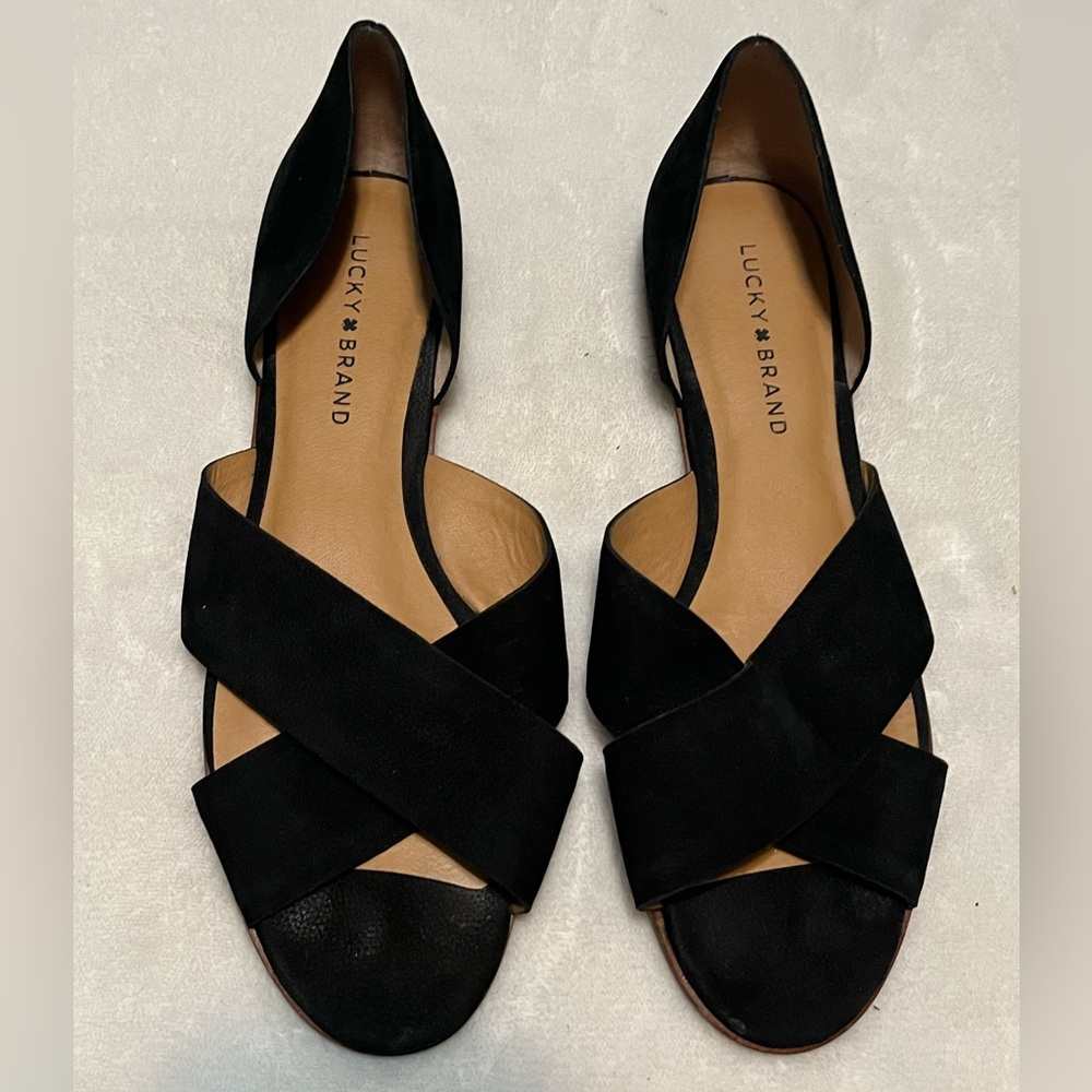 Lucky Brand Women's Black Flats